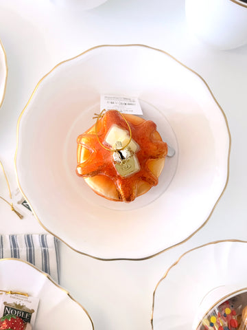 Noble Gems™ Glass Pancakes Ornament