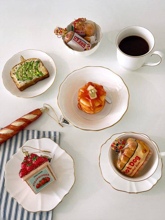 Bread In Bag Ornaments, 3 Assorted