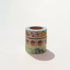 rolls of decorative tape with animal illustrations on a light background