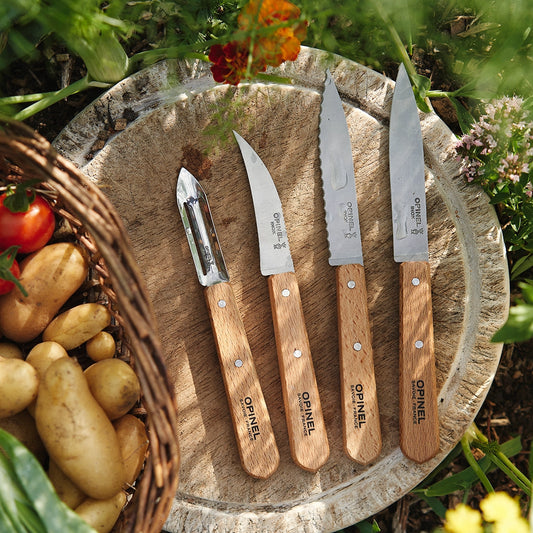 Les Essentiels Small Kitchen Knives Sets - Olivewood