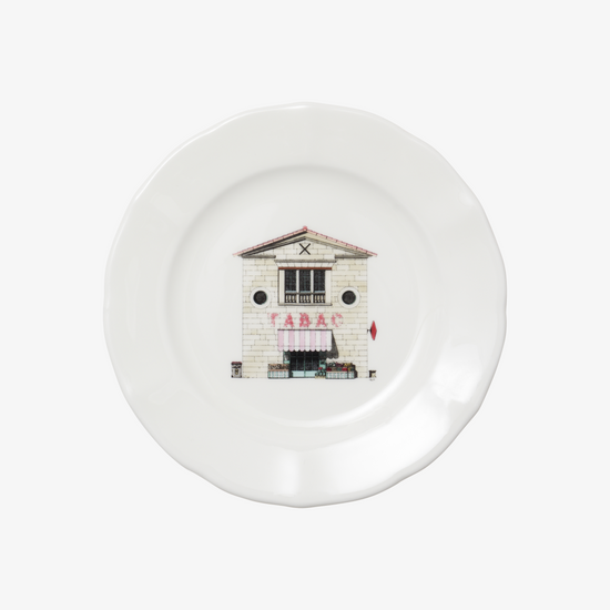 Thibaud Herem Objet - 6" Plate (Old Tobacco Shop) transparent background image