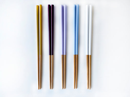 Linen White - Bamboo Chopsticks - 9 Colors