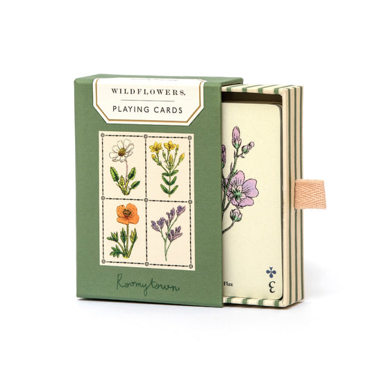 Single Playing Card Deck - Wildflowers