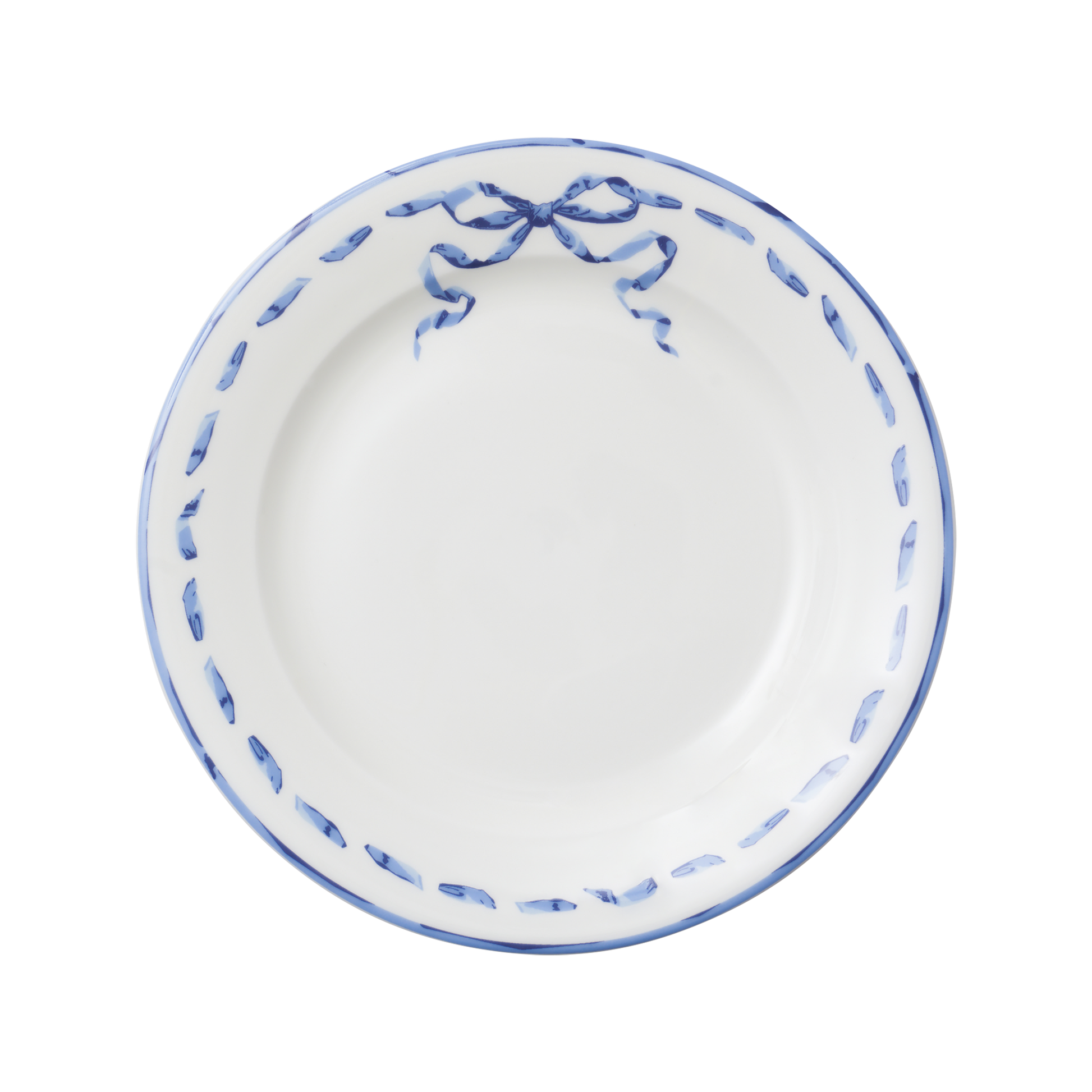 Ribbon Blue - Mug and Plate Set (Stitch) saucer transparent background image