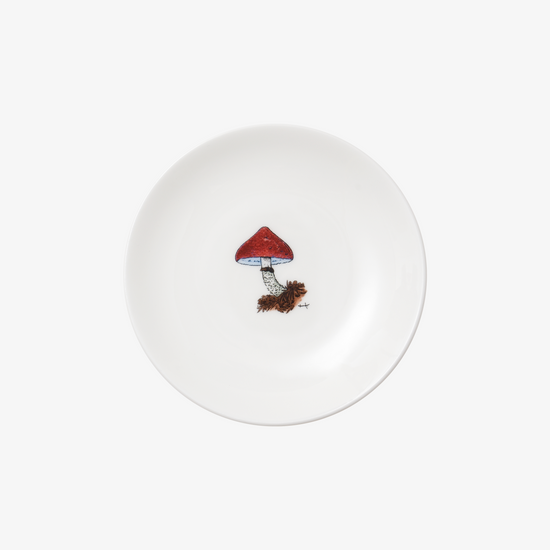 Thibaud Herem Objet - 5" Plate (Red Mushroom) transparent background image