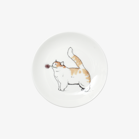 Thibaud Herem Objet - 5" Plate (Happy Cat) transparent background image