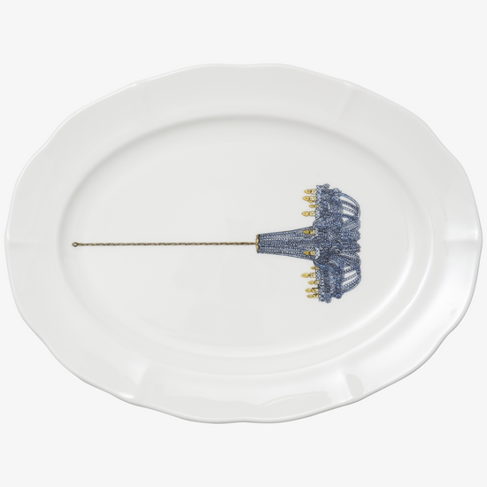 Thibaud Herem Objet - Oval Platter (Crystal Chandelier) transparent background image