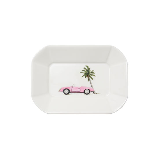 Thibaud Herem Objet - Rectangular Plate (Pink Summer Car) transparent background image