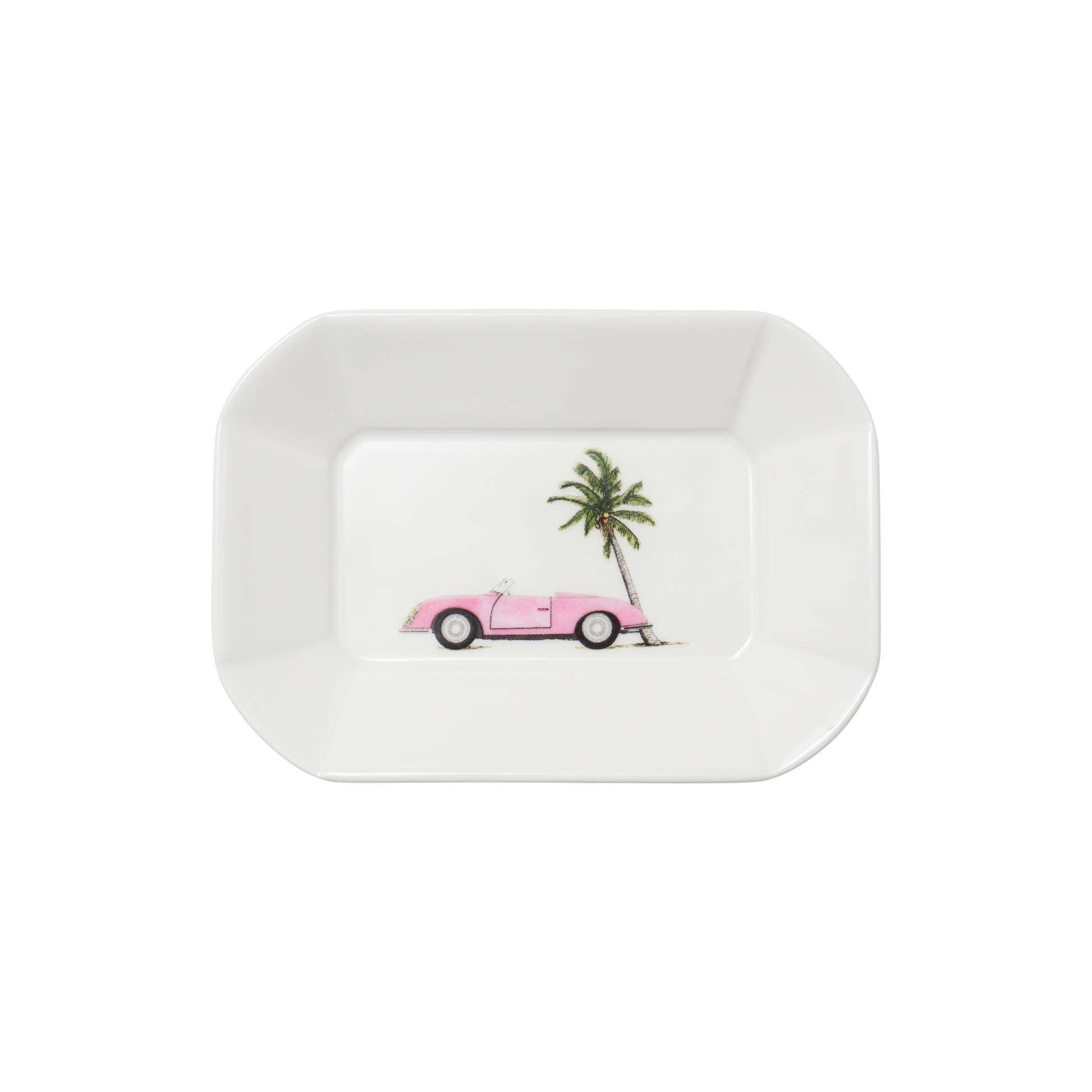 Thibaud Herem Objet - Rectangular Plate (Pink Summer Car) transparent background image