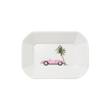 Thibaud Herem Objet - Rectangular Plate (Pink Summer Car) transparent background image