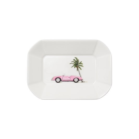 Thibaud Herem Objet - Rectangular Plate (Pink Summer Car) transparent background image