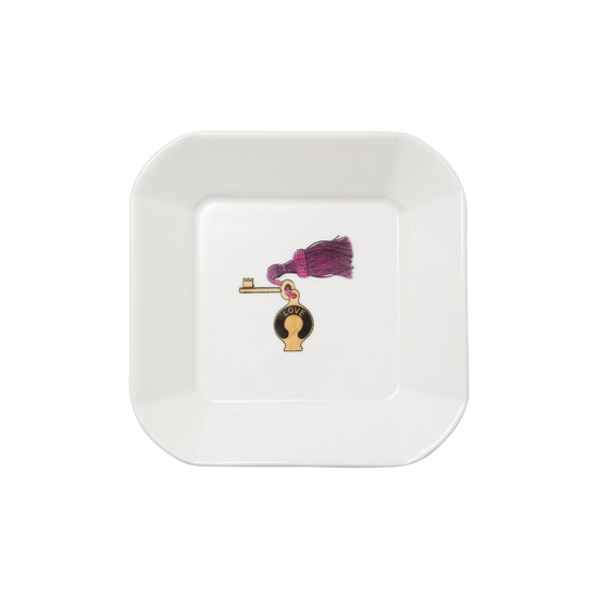 Thibaud Herem Objet - Square Plate (Red Key) transparent background image