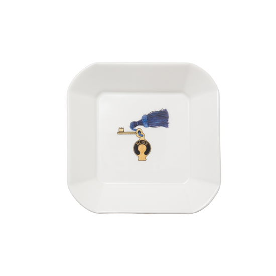 Square Plate (Blue Key) transparent background image