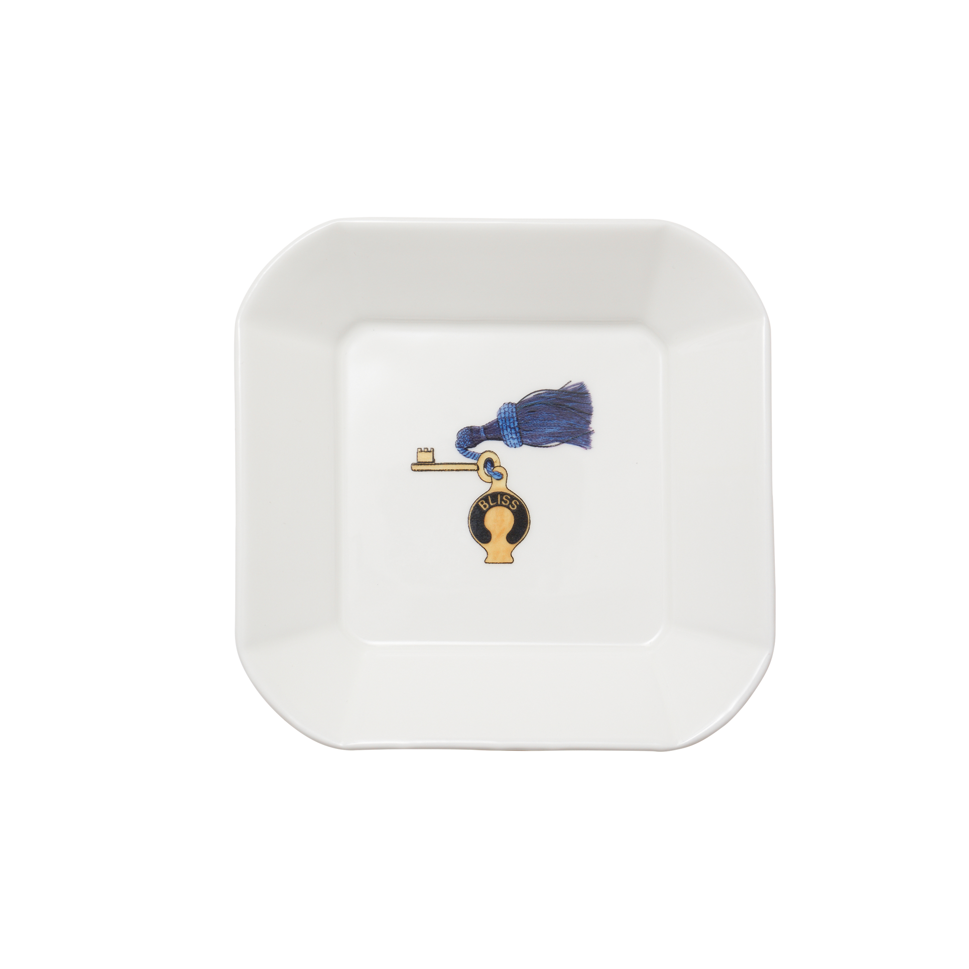 Square Plate (Blue Key) transparent background image