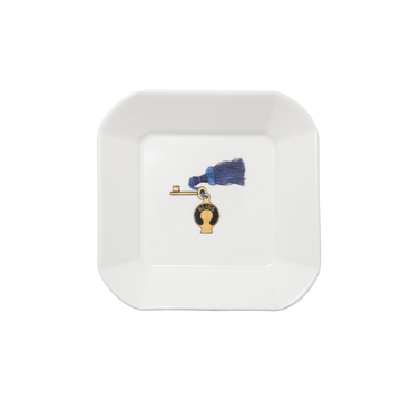 Square Plate (Blue Key) transparent background image
