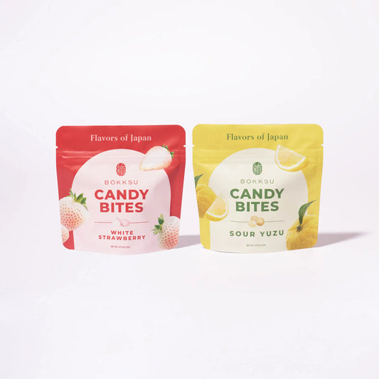 Japanese Candy Bites Duo Pack (0.75oz): White Strawberry & Sour Yuzu