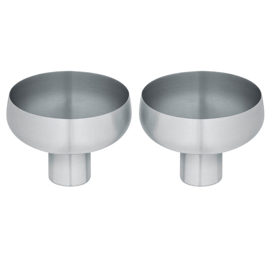 Coupe With Pedestal Stem - set of 2 on a white background