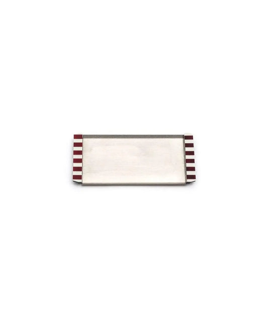 ALleGRia Striped Tray Red S