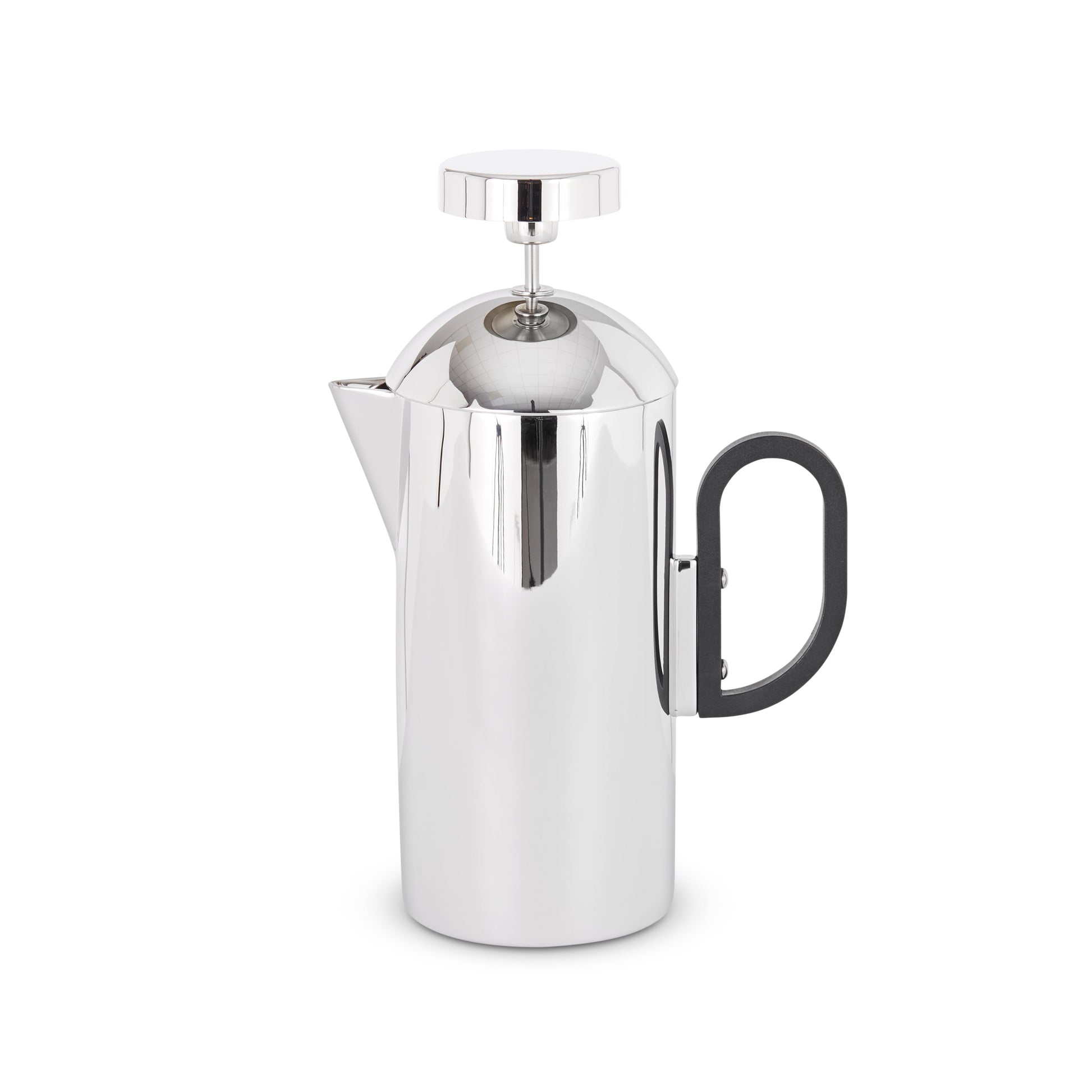 Stainless Steel Brew Cafetiere on a white background