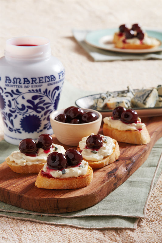 Amarena Cherries in Syrup - Fabbri 230g Glass Jar