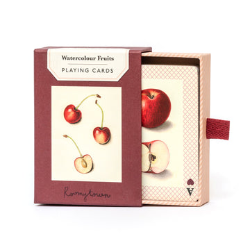 Single Playing Card Deck - Watercolour Fruits
