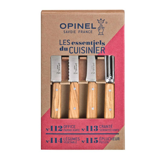 Les Essentiels Small Kitchen Knives Sets - Olivewood