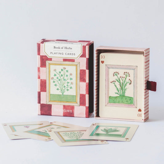 Single Playing Card Deck - Book of Herbs