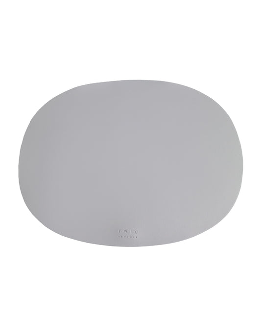 Deco - Set of 2, Oval Placemats - Gray