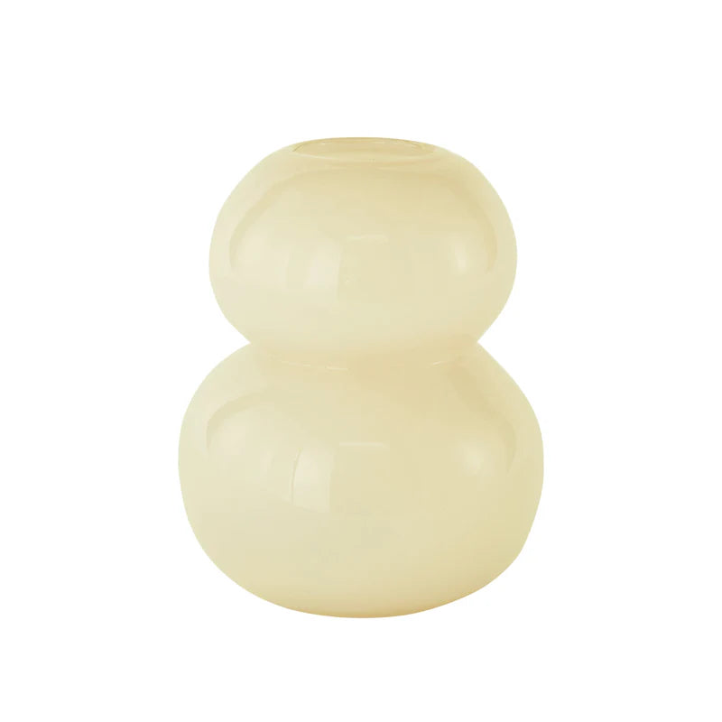 Large Yellow Vase on the white background