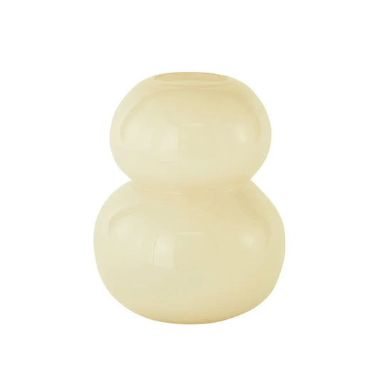 Large Yellow Vase on the white background