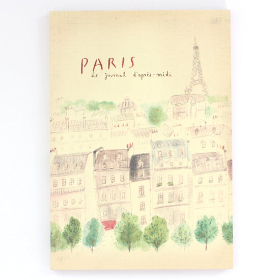 L'apres-Midi Travel Journal 96p. Paris White Background Photo