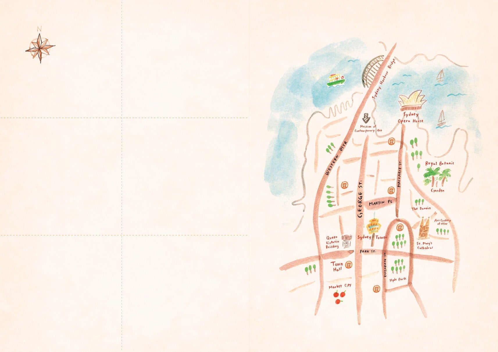 L'apres-Midi Travel Journal 96p. Others Sydney Inside Photo