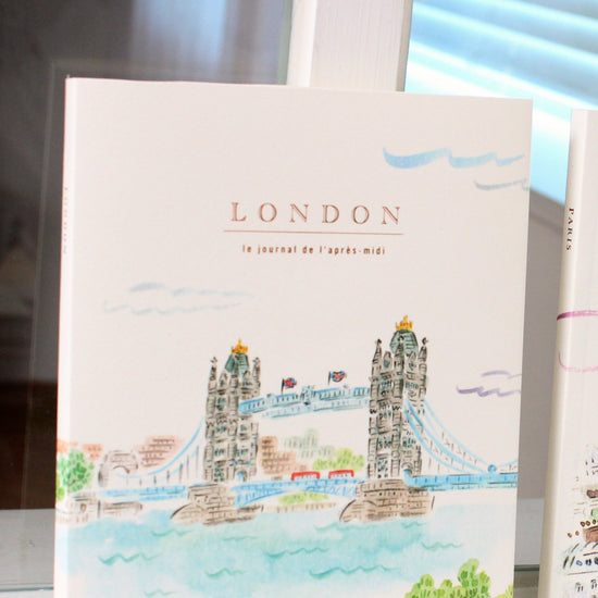 L'apres-Midi Travel Journal 128p. London Tower Bridge Lifestyle Photo