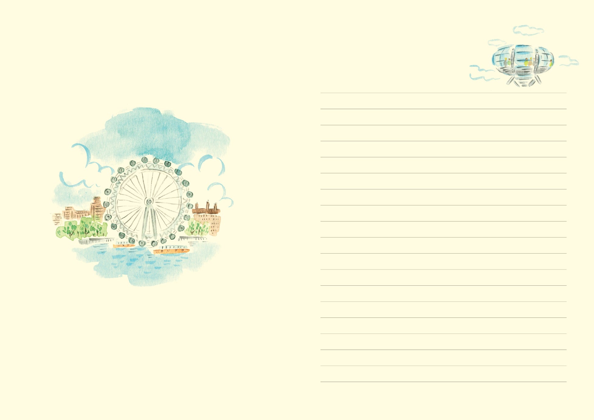 L'apres-Midi Travel Journal 128p. London Inside Photo