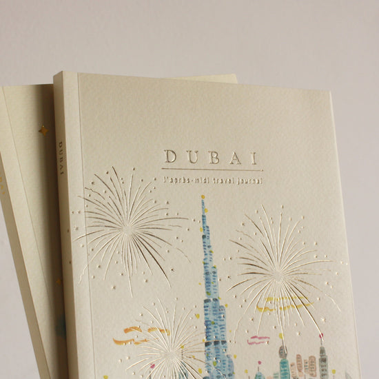 L'apres-Midi Travel Journal 128p. Arab Emirates Dubai Burj Khalifa Lifestyle Photo