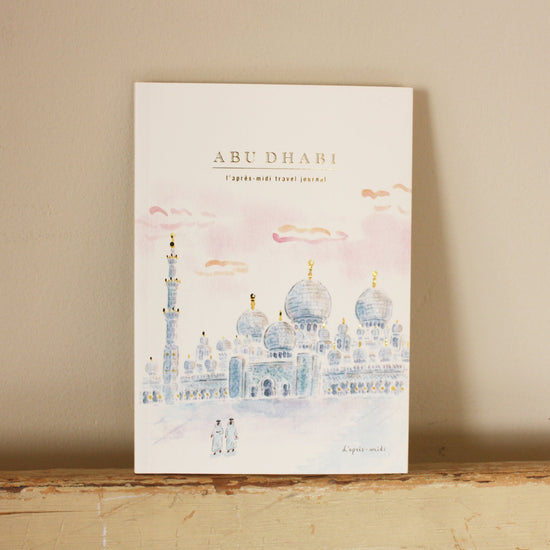 L'apres-Midi Travel Journal 128p. Arab Emirates Abu Dhabi Grand Mosque Lifestyle Photo
