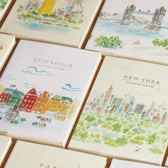 L'apres-Midi Travel Journal 128p. Stockholm Lifestyle Photo