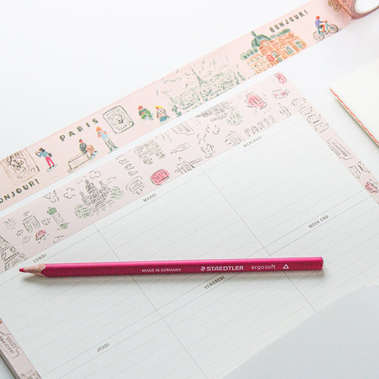 L'apres-Midi Masking Tape 1.2 in. Paris Travel 2 Lifestyle Photo