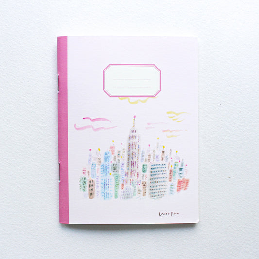 L'apres-Midi Pocket Notebook NYC Manhattan White Background Photo