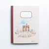 L'apres-Midi Pocket Notebook NYC Brooklyn Bridge White Background Photo