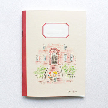 L'apres-Midi Pocket Notebook NYC Greenwich Village White Background Photo