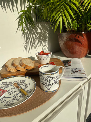 Dovi - Set of 2, Oval Placemats - Light Brown