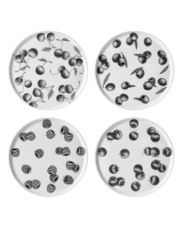 Olive Market - Set of 4, 8 in. Salad Plates