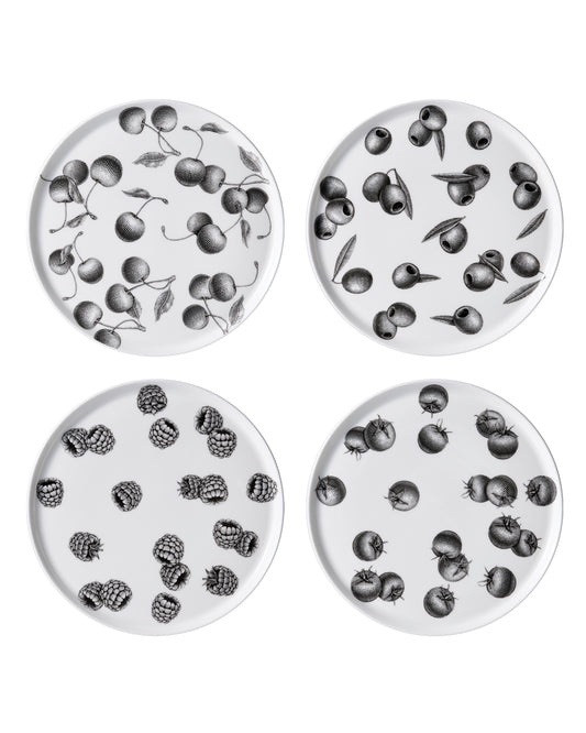 Olive Market - Set of 4, 8 in. Salad Plates