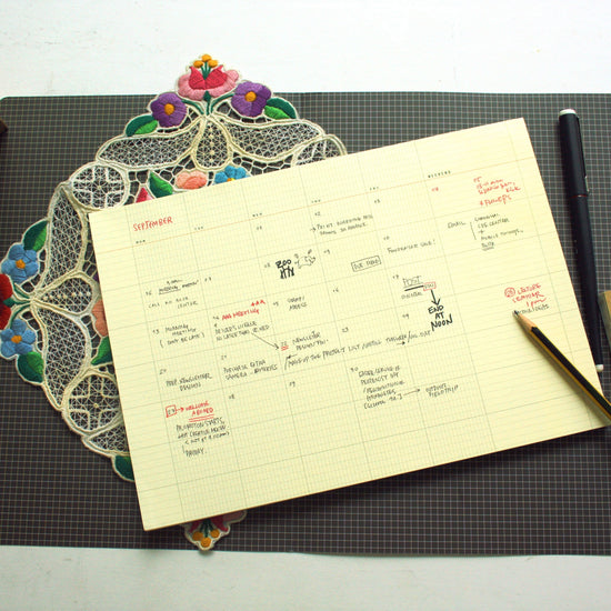 Paperways A4 Desk Notepad Organizer Monthly Lifestyle Photo