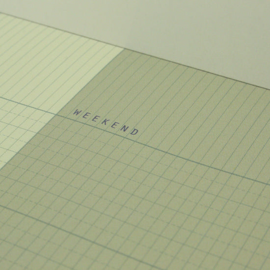 Paperways A4 Desk Notepad Organizer Monthly Collage Close Up Photo