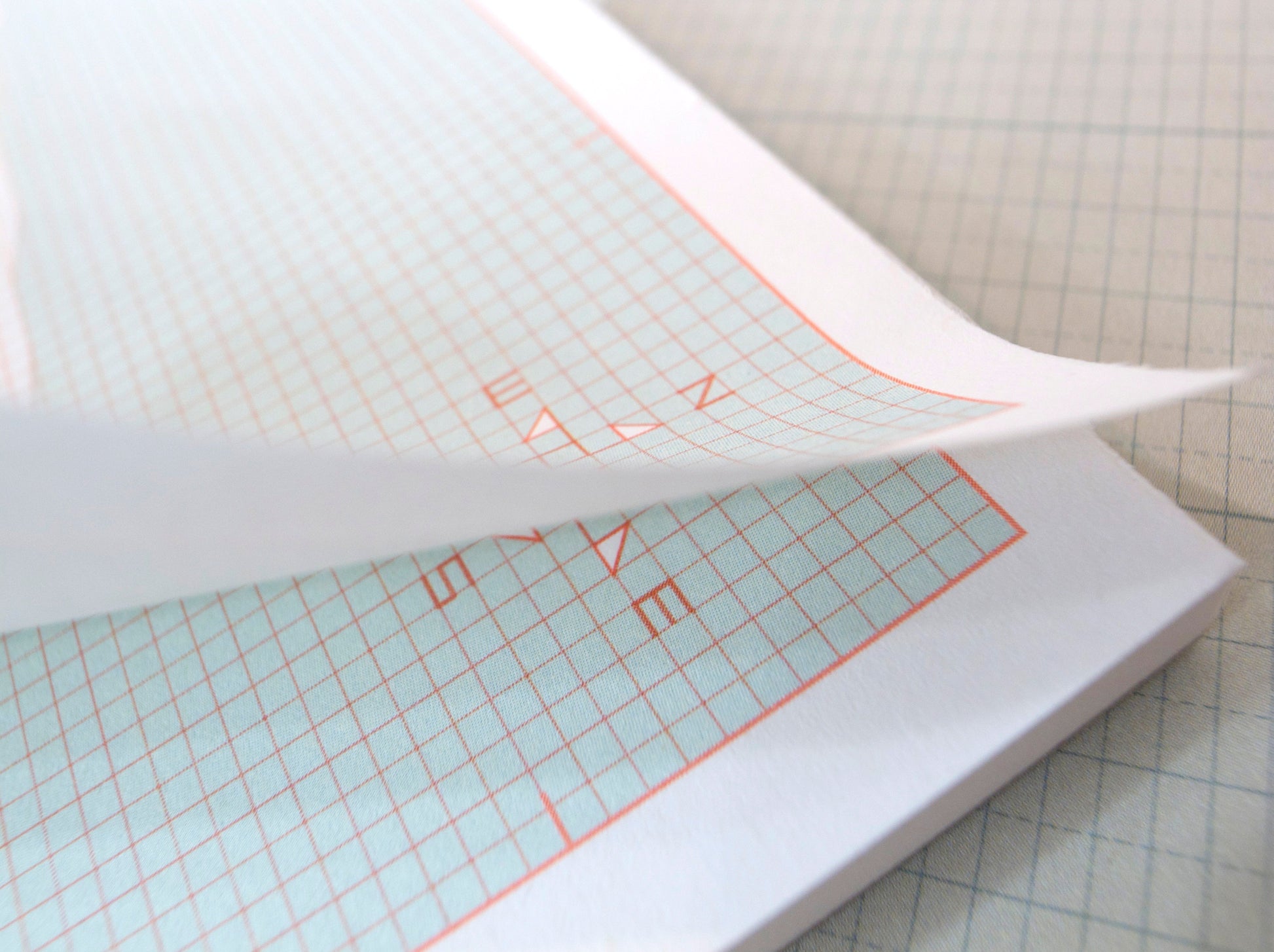 Paperways A4 Desk Notepad World Map Close Up Photo