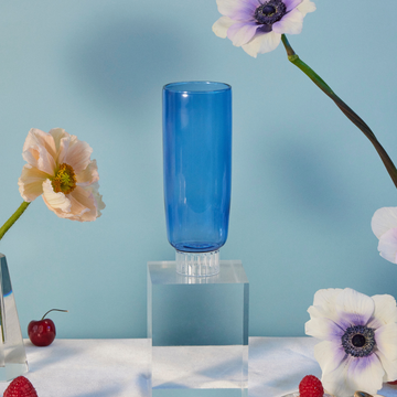 Romantic Champagne Flutes (Blue)