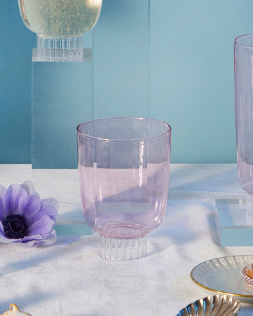 Romantic Stemless Wine Glasses Petite (Pink)