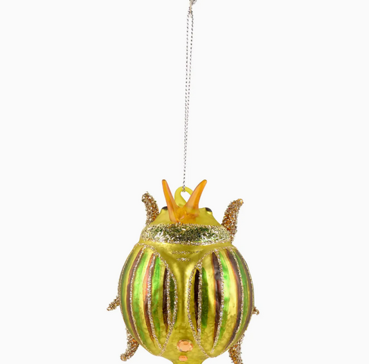 Glass Beetle Ornament